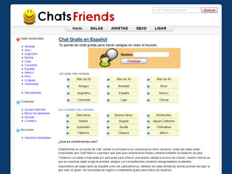 chatsfriends|Salas de chat gratis